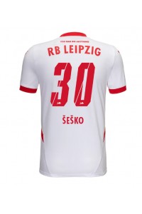 Fotbalové Dres RB Leipzig Benjamin Sesko #30 Domácí Oblečení 2024-25 Krátký Rukáv